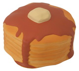 Custom Stack Of Pancakes Squeezies Stress Reliever, 2.75