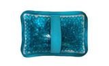 Custom Cloth Rectangular Teal Hot/ Cold Pack with Gel Beads, 5 3/4