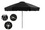 Custom Commercial Grade Wood Market Umbrella, 9.0' W, Price/piece