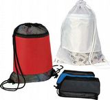 Custom Nylon Drawstring Mesh Tote Bag/ Backpack (15" x 20")
