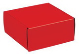 Custom Red Decorative Mailer - 9 x 9 x 4, 9
