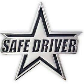 Blank Safe Driver Pin, 1" W