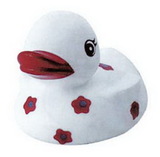 Blank Rubber Blossoming Beauty Duck, 3 3/4