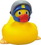 Blank Rubber Speed Racer Duck, 3" L x 3" W x 3" H