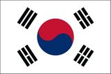 Custom South Korea Endura Poly Mounted Flag of the World (12