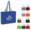 Custom Non-Woven Shopper Tote Bag With Hook And Loop Closure, 20 1/2" W x 15 5/8" H x 5 7/8" D, Price/piece