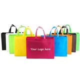 Custom Gusseted Non-Woven Grocery Tote, 13 3/4