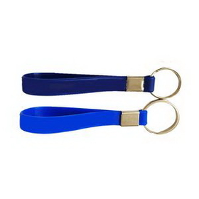 Custom Silicone Bracelet Keychain, 8 1/4" L x 1/2" W