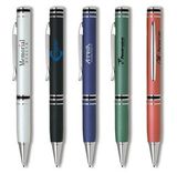 Custom Twist Action Aluminum Ballpoint Pen w/ Bold Color Matte