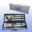 Custom 6Pc Stainless Steel Bbq Set In Aluminum Case - Screened, 14" L X 8" W X 4" H, Price/piece