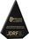 Custom Pyramid 3/4" Thick Black Acrylic Award (4 1/2"x 6"x 3/4") Laser Engraved, Price/piece