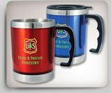Custom 16 Oz. Colorful Stainless Steel Wide Mouth Desk Mug