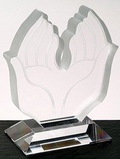 Custom 121-26PH1  - Imploring Hands Award-Optic Crystal