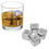 Custom Stainless Steel Chilling Whiskey Ice Cube, 1" L x 1" W, Price/piece