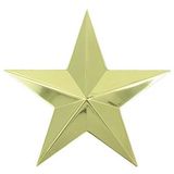 Blank 3D Gold Star Plaque Mount (3 1/4