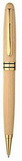 Custom Wooden Ballpoint Pen w/ Maple Wood Barrel