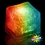 Blank Rainbow Lited Ice Cubes, 1 3/8" W, Price/piece