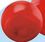 Custom 12" Inflatable Translucent Red Beach Ball, Price/piece