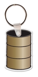 Barrel Key Tag