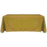 6' Blank Solid Color Polyester Table Throw - Acid Green