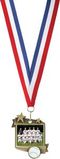 Custom Starburst Baseball Medal 1.75