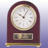 Custom Rosewood Clock With G/P Accent - Arch Style