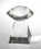 Custom Faceted Football with Tall Base, 3" W x 3 3/4" H x 2 1/2" D, Price/piece