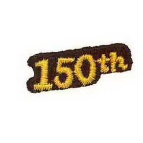 Custom Potpourri Embroidered Applique - 150th