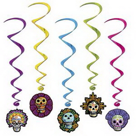 Custom Day Of The Dead Whirls, 40" L