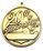 Custom 1 1/2" Medal W/ Loop (20th Anniversary) Gold, Silver, Bronze, Price/piece