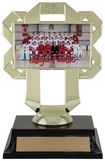Custom Mosaic Plate Holder Figure Trophy, 7
