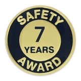 Blank Safety Award Pin - 7 Year, 3/4