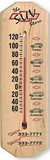 Custom Large Maple Wood Thermometer, 3 1/2