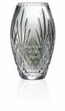 Custom Hand Cut 24% Lead Crystal Award Vase / 10