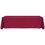 8' Blank Solid Color Polyester Table Throw - Cherry, Price/piece