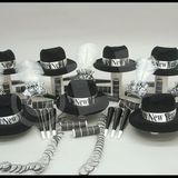 Blank Silver Midnight New Year's Party Kit For 50