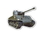 Custom Military Tank Magnet (7.1-9 Sq. In. & 30mm Thick), Price/piece