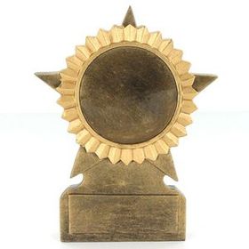 Blank Gold Star Resin Academic Trophy (5")