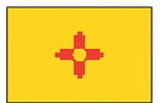 Custom Nylon New Mexico State Indoor/ Outdoor Flag (2'x3')