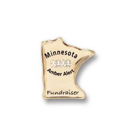 Custom Minnesota Printed Stock Lapel Pin