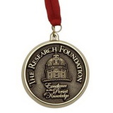 Custom Cast Brass Award Medal (3