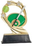 Custom Softball Cosmic Resin Figure Trophy (7