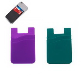 Custom Double Layer Silicone Mobile Phone Holder, 3 7/8" L x 2 1/4" W