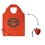 Custom Orange Fold-able Nylon Tote Bag (Screen printed), 15" H x 15" W, Price/piece
