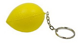 Custom Lemon Key Chain Stress Reliever Squeeze Toy, 1 3/4