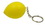 Custom Lemon Key Chain Stress Reliever Squeeze Toy, 1 3/4" W x 1 1/2" H x 1 1/4" D