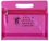 Custom Translucent Airline Pouch / Cosmetic Case, 9 1/4" W X 7 7/8" H, Price/piece