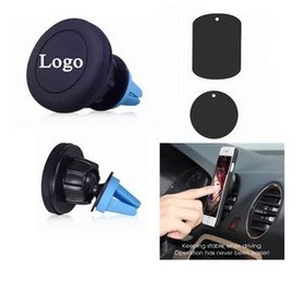 Custom 360 Rotating Magnetic Phone/Car Air Vent Mount Stand Holder, 1.75" L x 1.4" W