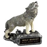 Blank Howling Wolf School Mascot