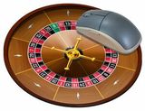 Custom Roulette Wheel Stock Round Natural Rubber Mouse Pad (8